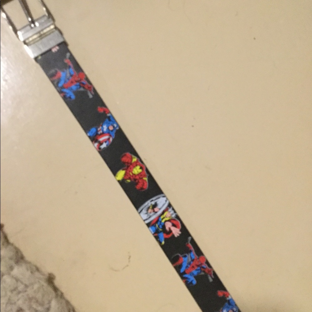 Marvel belt!! Or reverse it for plain black